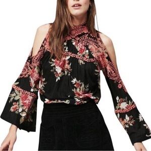 Free People Embroidered Shirt